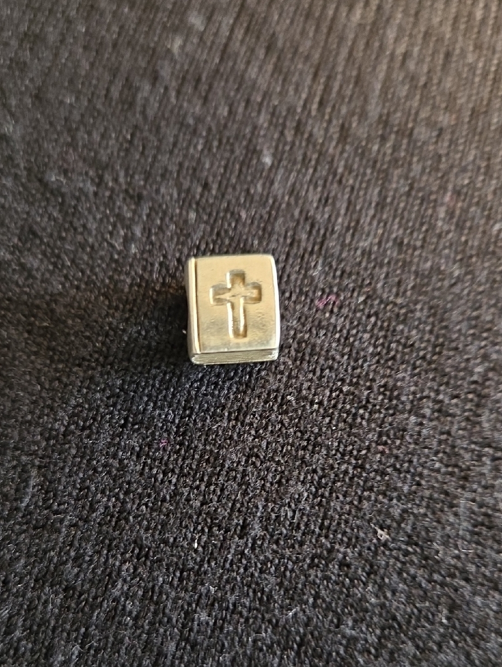 Pandora Bible Silver Cross Charm Bead
